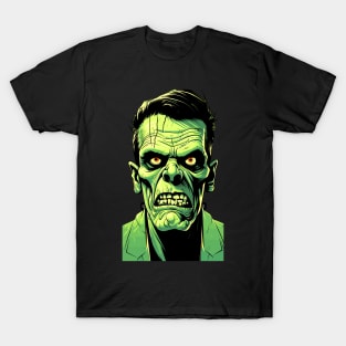 Frankenstein Monster Scary Halloween Costume T-Shirt